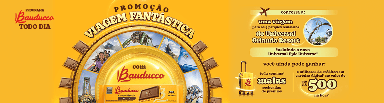 VIAGEM FANTÁSTICA COM BAUDUCCO