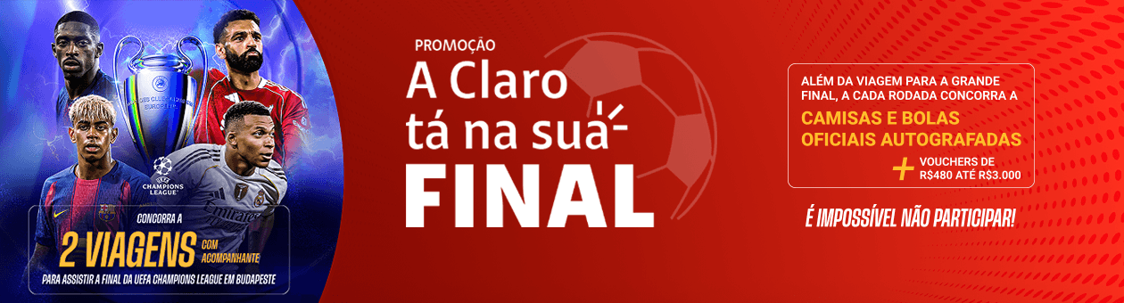 PROMOÇÃO A CLARO TÁ NA SUA FINAL