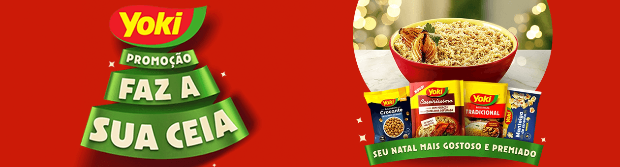 PROMOÇÃO YOKI FAZ A SUA CEIA