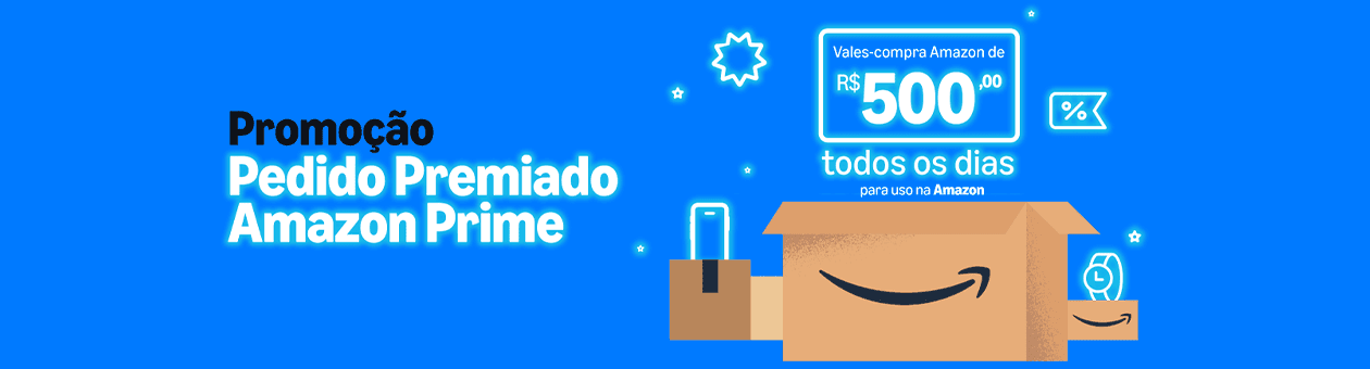 PROMOÇÃO PEDIDO PREMIADO AMAZON PRIME
