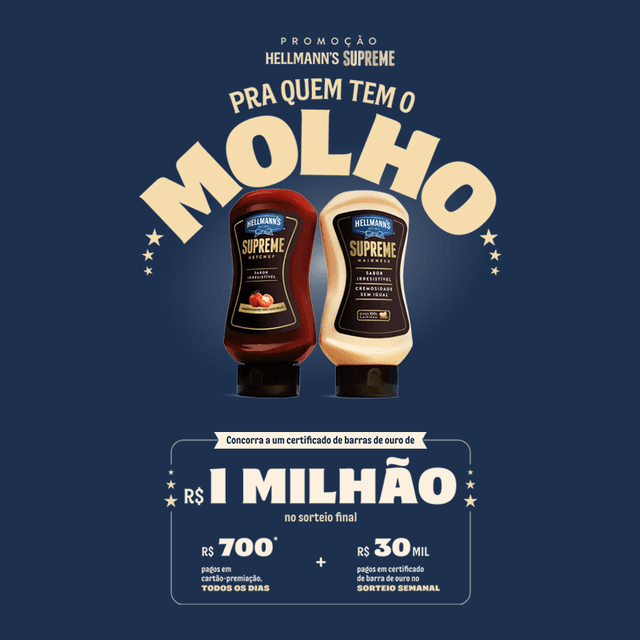 SUPREME PRA QUEM TEM O MOLHO