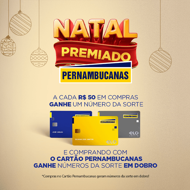 NATAL PREMIADO PERNAMBUCANAS