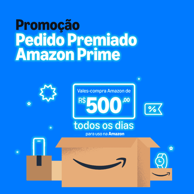 PROMOÇÃO PEDIDO PREMIADO AMAZON PRIME